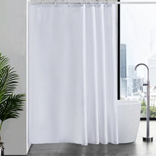 Load image into Gallery viewer, Furlinic Shower Curtains Extra Large Bathroom Waterproof Fabric Washable Liner Mould Proof,Sets With 12 Plastic Rings-71&quot; x 71&quot;,White.