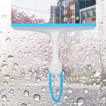 Load image into Gallery viewer, Furlinic Window Squeegees,Rubber Glass Wiper Blades for Bath, Kitchen and Car-Blue Handle, Plastic