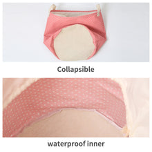 Load image into Gallery viewer, Furlinic Collapsible Laundry Baskets Large Eco Foldable Dirty Clothes Stand Storage Hampers Waterproof Round Inner Drawstring Clothing Bins-XL/H60cm x Ø40cm,Pink Dots,XL.