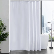 Load image into Gallery viewer, Furlinic Shower Curtains Extra Large Bathroom Waterproof Fabric Washable Liner Mould Proof,Sets With 12 Plastic Rings-72&quot; x 78&quot;,White.