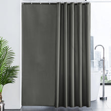 Load image into Gallery viewer, Furlinic Shower Curtain With Hooks,Extra Long 100% Polyester Bathroom Shower Curtains Waterproof(Dark Grey),200 x 240cm(78 x 94 Inch).