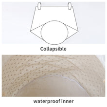 Load image into Gallery viewer, Furlinic Collapsible Laundry Baskets Large Eco Foldable Dirty Clothes Stand Storage Hampers Waterproof Round Inner Drawstring Clothing Bins-XL/H60cm x Ø40cm,White Dots