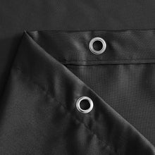 Load image into Gallery viewer, Furlinic 71&quot; x 71&quot; Extra Large Shower Curtain Liner,Duty Waterproof Fabric Curtains for Shower with 12 Plastic Hooks-Black.