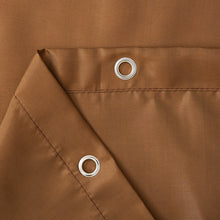 Load image into Gallery viewer, Furlinic Shower Curtain,Solid Brown Mould and Mildew Resistant 180 x 180 cm (71 x 71 Inch) | 100% Polyester.