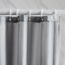 Load image into Gallery viewer, Furlinic 62&quot; x 78&quot; Extra Large Shower Curtain Liner,Duty Waterproof Fabric Curtains for Shower with 12 Plastic Hooks-Grey.