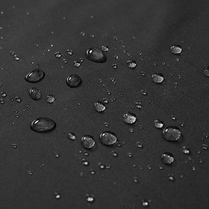 Furlinic Extra Wide Black Fabric Shower Curtain,Smooth Dustproof Material Curtains for Shower with 16 Plastic Hooks-96" x 78".