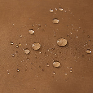 Furlinic Shower Curtain,Solid Brown Mould and Mildew Resistant 180 x 180 cm (71 x 71 Inch) | 100% Polyester.