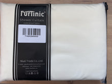 Load image into Gallery viewer, Furlinic 71&quot; x 71&quot; Extra Large Shower Curtain Liner,Duty Waterproof Fabric Curtains for Shower with 12 Plastic Hooks-Cream.