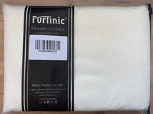 Load image into Gallery viewer, Furlinic Cream Fabric Shower Curtain Extra Long,Smooth Dustproof Material Curtains for Shower with 12 Plastic Hooks-78&quot; x 94&quot;.