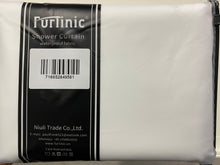 Load image into Gallery viewer, Furlinic White Waffle Shower Curtain Long Heavy Fabric,Washable Waterproof Curtains with 12 Rustproof Grommets for Hotel or Family-78x71 Inch.