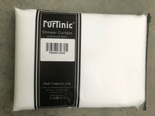 Load image into Gallery viewer, Furlinic Shower Curtains Extra Large Bathroom Waterproof Fabric Washable Liner Mould Proof,Sets With 12 Plastic Rings-72&quot; x 78&quot;,White.