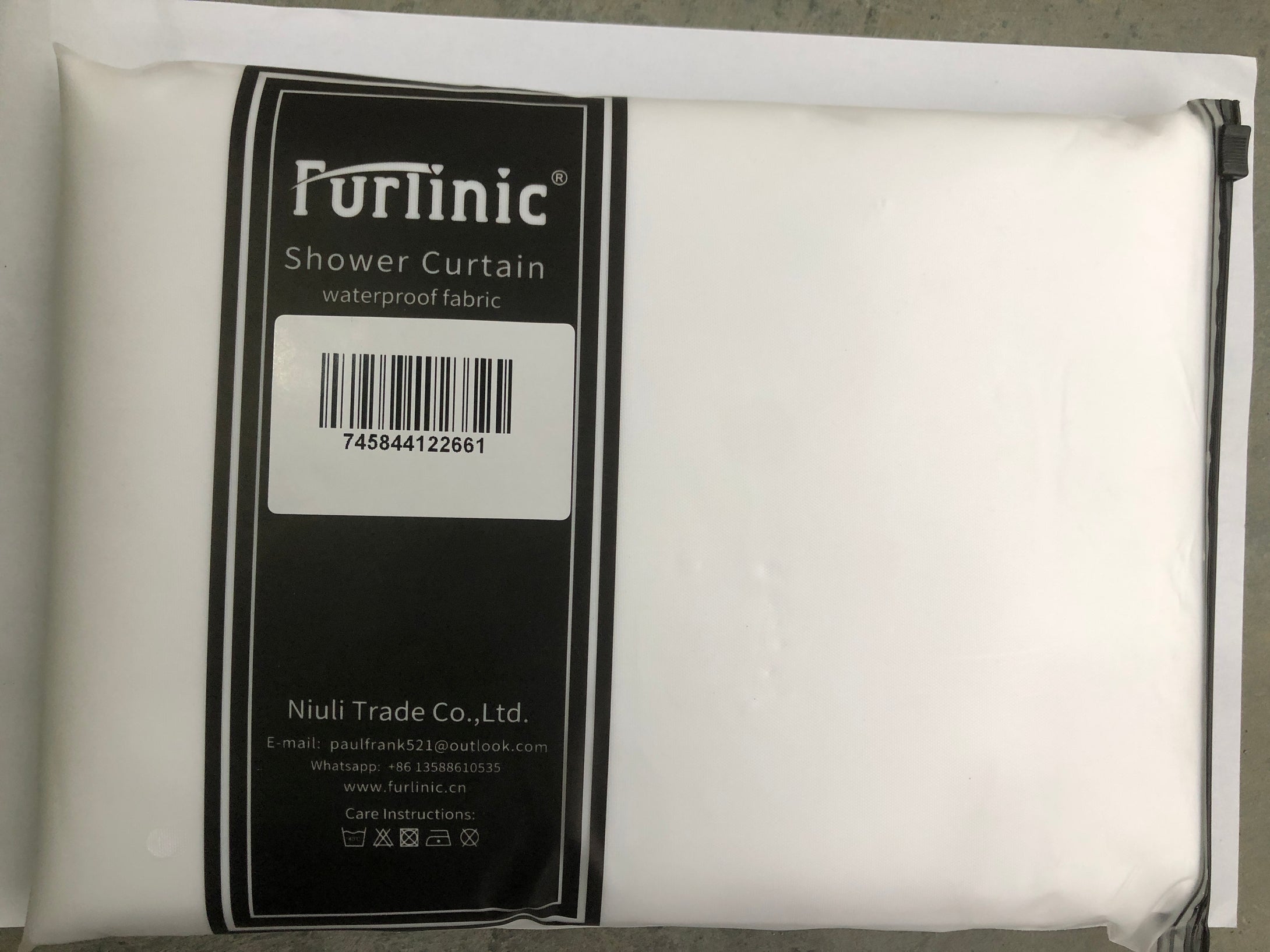 Furlinic Shower Curtains Extra Large Bathroom Waterproof Fabric Washable Liner Mould Proof,Sets With 12 Plastic Rings-71