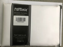 Load image into Gallery viewer, Furlinic Shower Curtains Extra Large Bathroom Waterproof Fabric Washable Liner Mould Proof,Sets With 12 Plastic Rings-71&quot; x 71&quot;,White.