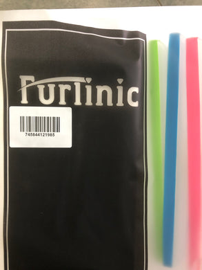 Furlinic Window Squeegees,Rubber Glass Wiper Blades For Bath, Kitchen And Car-Red,Blue,Green Handle Each One.