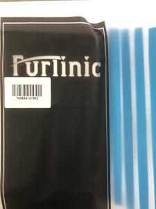 Furlinic Window Squeegees,Rubber Glass Wiper Blades For Bath, Kitchen And Car-Blue Handle 5P.