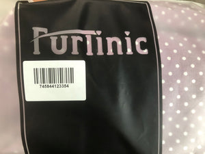 Furlinic Collapsible Laundry Baskets Large Eco Foldable Dirty Clothes Stand Storage Hampers Waterproof Round Inner Drawstring Clothing Bins-XL/H60cm x Ø40cm,Wine Dots,L..